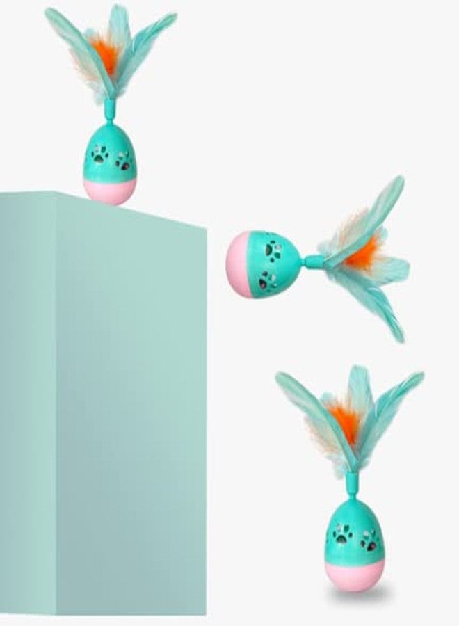 PETLICIOUS & MORE لعبة قطط تفاعلية من بيتليشوس آند مور، لعبة رولي بولي مع لعبة ريش ولعبة توزيع مكافآت، ألعاب للقطط الصغيرة (قد يختلف اللون) - Image 5